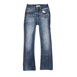 BKE Stella mid rise slim fit tailored boot cut jeans
